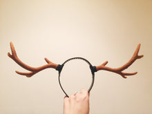 Load image into Gallery viewer, Antlers Reindeer Horn Demon Nymph Horn Headdress Christmas Wizard  Costume（Small）