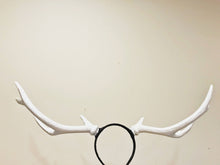 Load image into Gallery viewer, Antlers Reindeer White Horn Demon Nymph Horn Headdress Christmas Wizard Costume（Big）