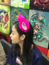 Load image into Gallery viewer, Cat side ears Kitty Headwear Purple Pink Furry Animal Headband Costume Bow Bells Halloween NALUMI