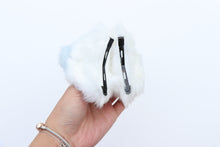 Load image into Gallery viewer, Cat side ears Kitty Head wear White Stitching Light Blue Furry Animal Headband Costume Bow Bells Halloween NALUMI