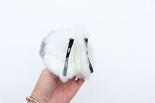 Load image into Gallery viewer, Cat side ears Kitty Head wear Gray Stitching White Furry Animal Headband Costume Bow Bells Halloween NALUMI