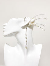 Load image into Gallery viewer, Silver White Mermaid Earring Sea Shell Fairy Ears Elven Ears Earcuffs cosplay fantasy decoration Nature Fish Fin photography【NALUMI】