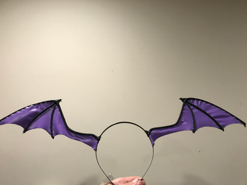 Large BatWing HeadDress Black Devil Cosplay Costume Vampire Morrigan Bat Witch Halloween