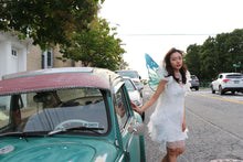 Load image into Gallery viewer, Elsa Green Blue Colorful Frozen Princess Butterfly Wing 3 Layers Cosplay Costume Big handmade Elf Halloween NALUMI