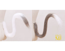 Load image into Gallery viewer, White/Gray Grey Tip Tail Cat Fox Animal Long Furry Cosplay Costume Kitty Cute New Year Gift
