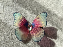 Load image into Gallery viewer, Colorful Shiny Butterfly Hair Clip Nymph Natural Hair Pin Gift For Her