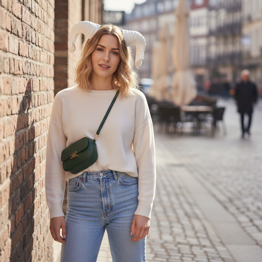 Plain White Huge Ram Horn Headdress – Forest Gothic Demon Nymph Headband for Photography & Cosplay | NALUMI