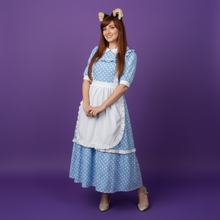 Load image into Gallery viewer, Big Cat ears Kitty Cosplay Headwear Black Furry Light Yellow Inside Animal Headband Costume