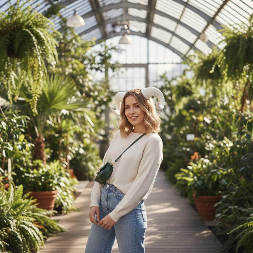 Plain White Huge Ram Horn Headdress – Forest Gothic Demon Nymph Headband for Photography & Cosplay | NALUMI